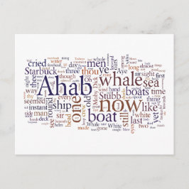 Moby Dick, sista kapitlen, ord-vykort Vykort