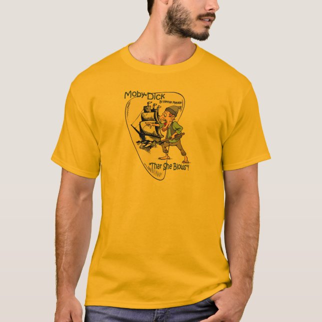 Moby-Dick ~ Whale Spotter ~ "Thar she Blows"! Tee (Framsida)