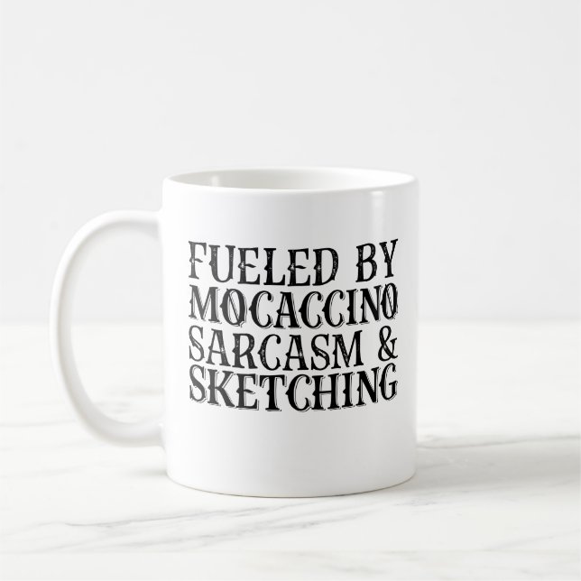Mocaccino Sarcasm och skal Kaffemugg (Vänster)