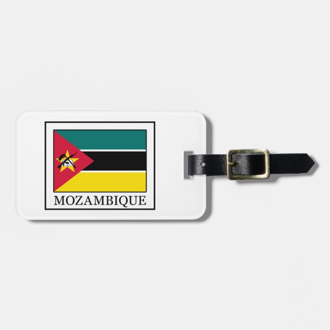 Moçambique Bagagebricka (Horisontell Framsida)