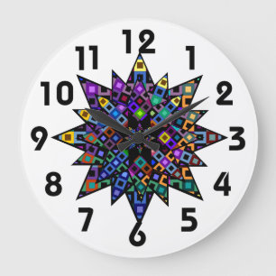 Moçambique Clock Stor Klocka