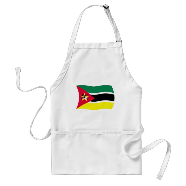 Moçambique Flagga Apron Förkläde (Framsidan)