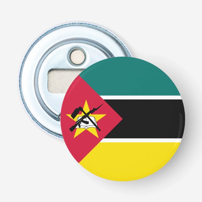 Moçambique Flagga Flasköppnare (Framsidan)