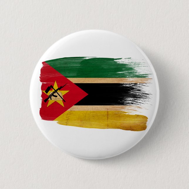 Mocambique flagga knapp (Framsida)