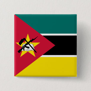 Moçambique Flagga Knapp