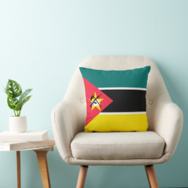 Moçambique flagga kudde