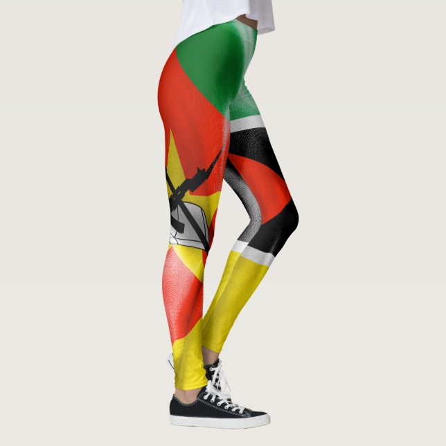 Moçambique Flagga Leggings (Höger)