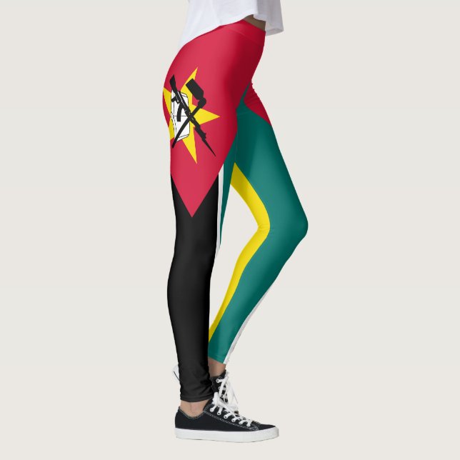 Moçambique Flagga Leggings (Höger)