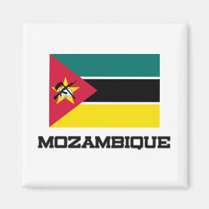 Mocambique flagga magnet