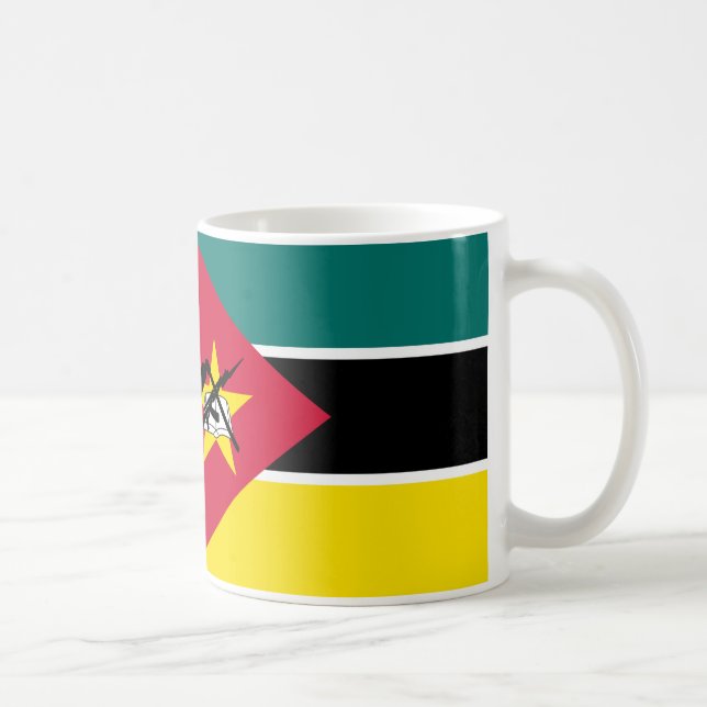 Moçambique Flagga Mugg (Höger)