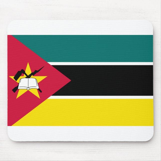 Moçambique Flagga Musmatta (Framsidan)