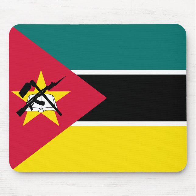Moçambique Flagga Musmatta (Framsidan)