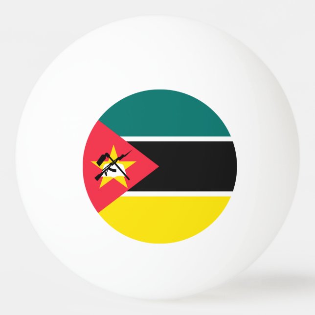 Moçambique flagga pingisboll (Framsidan)