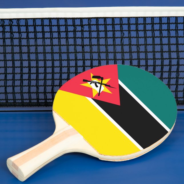 Moçambique flagga pingisracket (Insitu)
