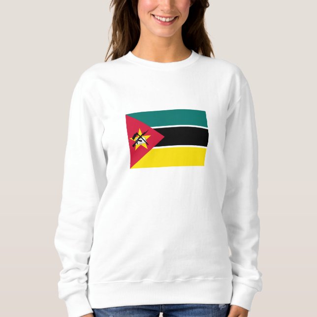 Moçambique Flagga T Shirt (Framsida)