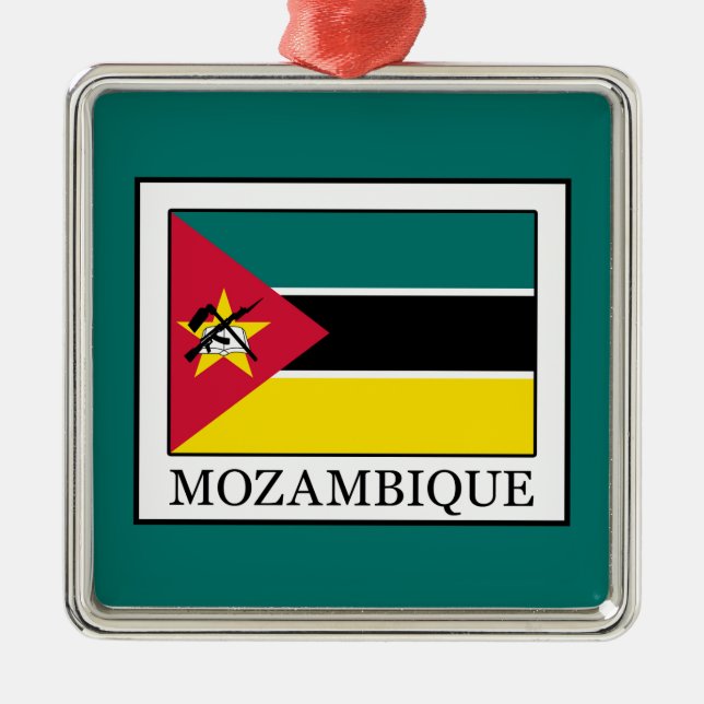 Moçambique Julgransprydnad Metall (Framsidan)