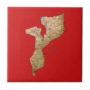 Moçambique Kartongel Kakelplatta