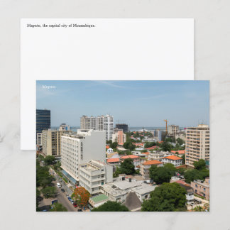 Moçambique Postcard Vykort