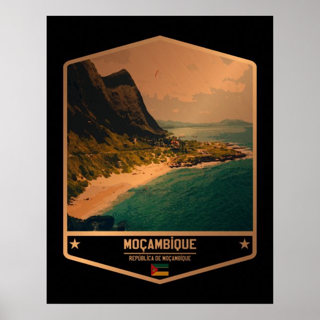 Moçambique Poster (Framsidan)