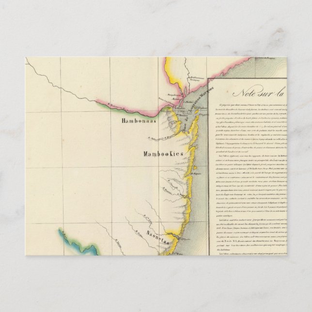 Moçambique, södra Afrikan 52 Vykort (Framsida)