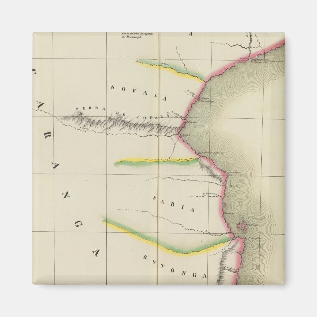 Moçambique, Zimbabwe 49 Magnet (Framsidan)