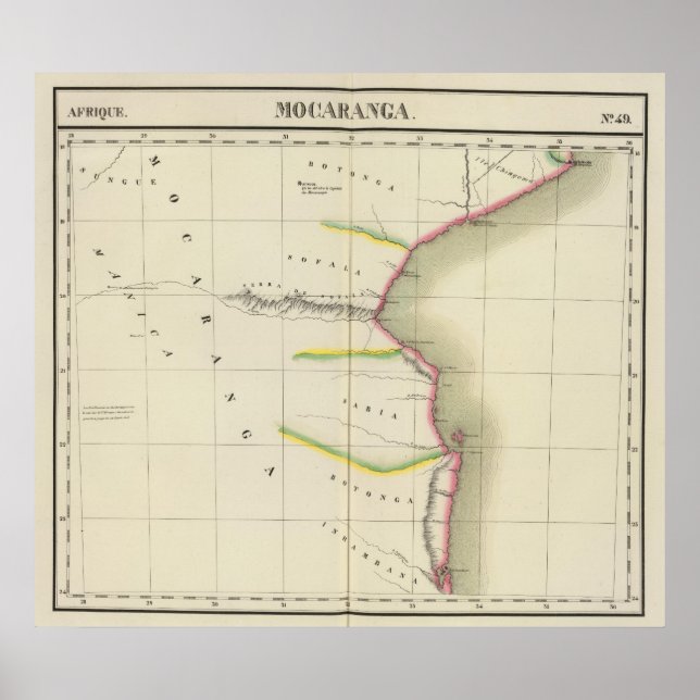 Moçambique, Zimbabwe 49 Poster (Framsidan)