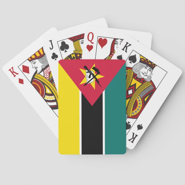 Moçambiques flagga casinokort (Baksidan)
