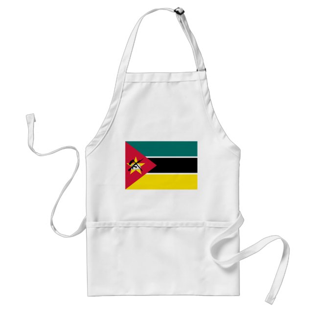 Moçambiques flagga förkläde (Framsidan)