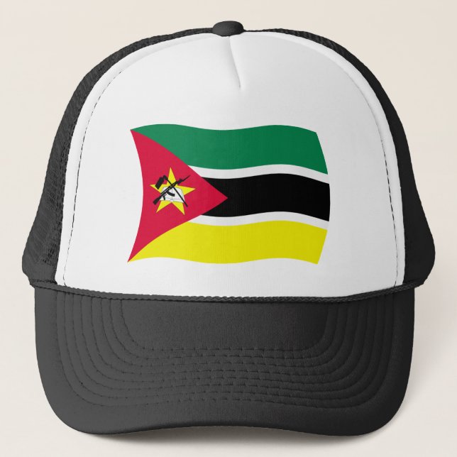 Moçambiques flagga hatt keps (Framsida)