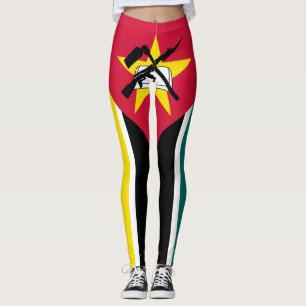 Moçambiques flagga leggings