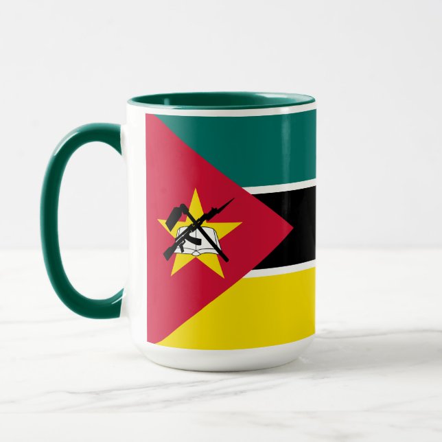 Moçambiques flagga mugg (Vänster)
