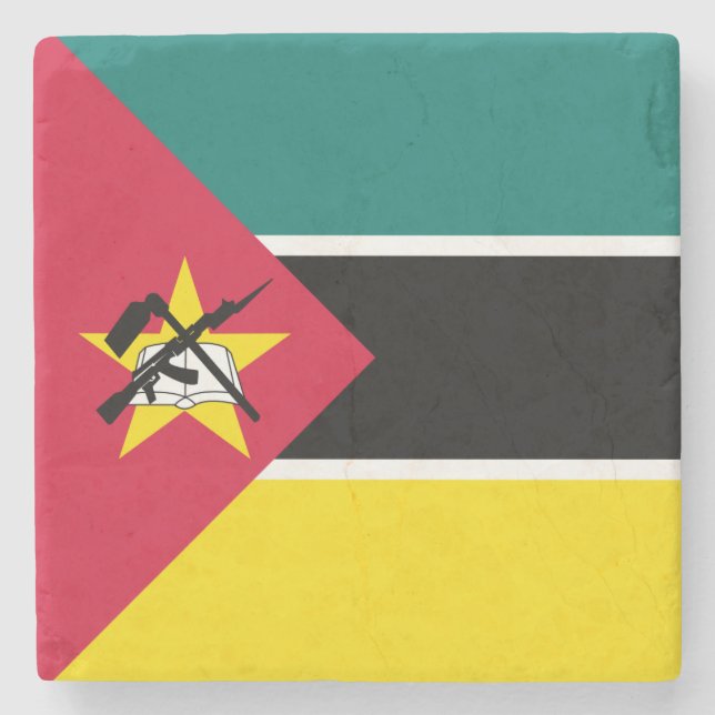 Moçambiques flagga stenunderlägg (Framsidan)