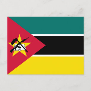 Moçambiques flagga vykort