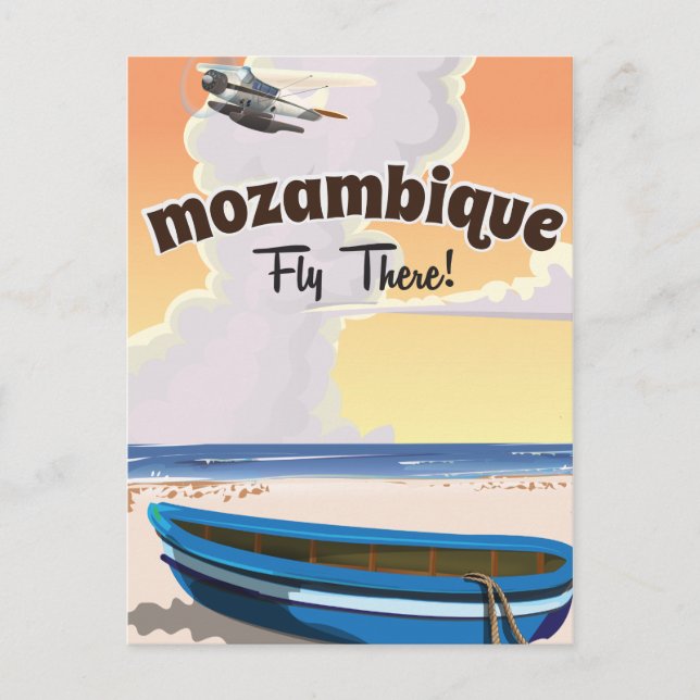 Moçambiques reseaffisch vykort (Framsida)