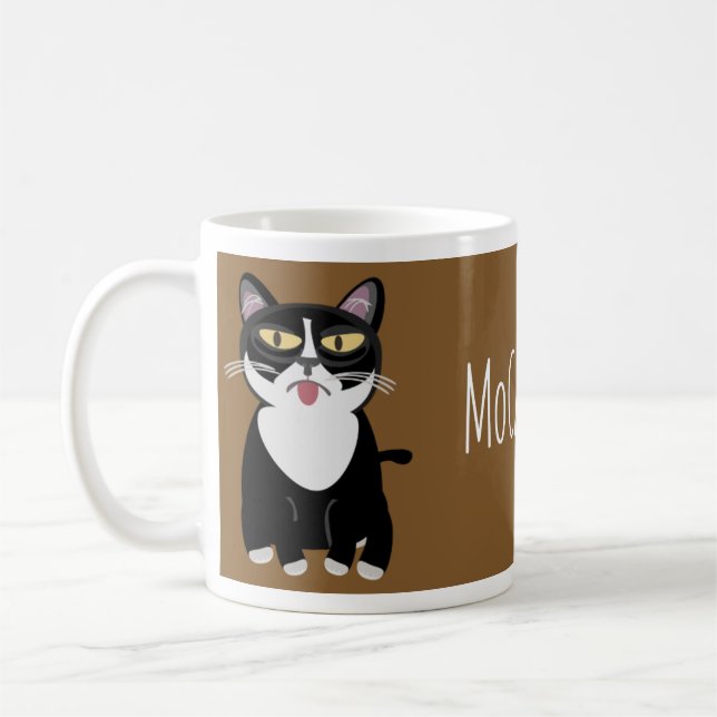 MoCATchino lustig cat mochaccino Kaffemugg (Vänster)