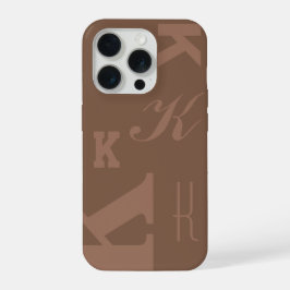 Mocha Anpassad Initial, Välj Din Bokstavsmonogram