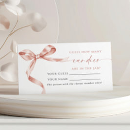 Mocha Bow Hur många kanter visar spelkortet Placeringskort