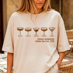Mocha Bridesmaid Espresso Martini Bachelorette T Shirt
