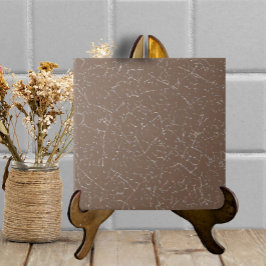 Mocha Brown Crackled Glaze Simple Modern Neutralt Kakelplatta
