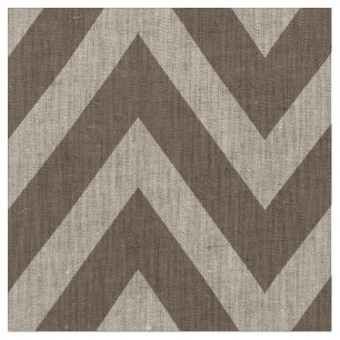 Mocha Brown Modern Chevron Large  Tyg