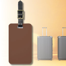 Mocha Brown Solid Färg | Klassisk | ELEGANT Bagagebricka