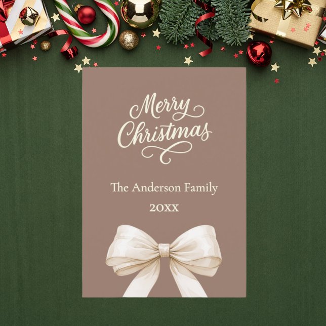 Mocha brun kräm - jul (Skapare uppladdad)