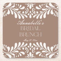 Mocha Brun Talavera-plattor Fiesta Bröllopsbrunch