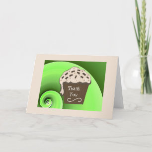 Mocha Cupcake Tack Kort