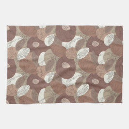 Mocha Hibiscus Botaniska Harmony Curtain Kökshandduk