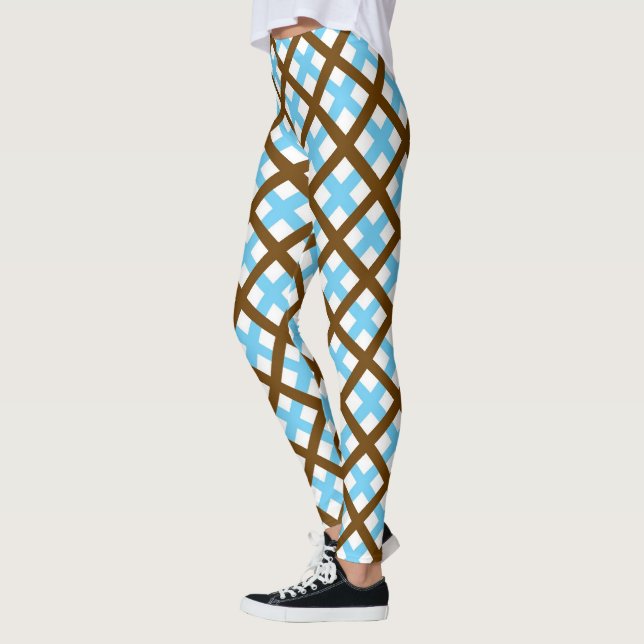 Mocha Ice Neoplaid Leggings (Vänster)