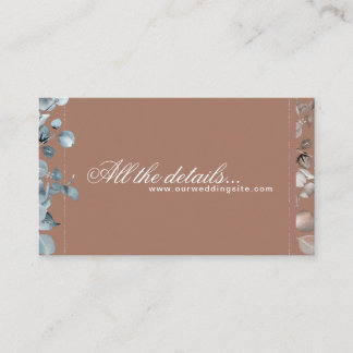 Mocha Mousse Botanical alla detaljer 2 Tilläggskort