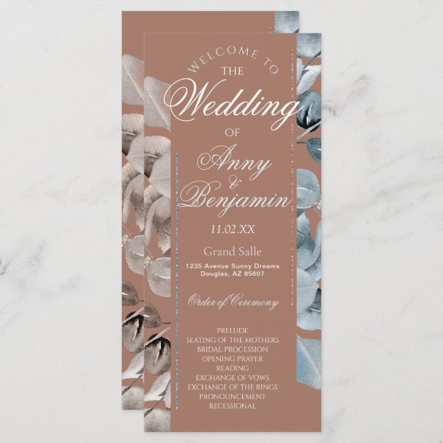 Mocha Mousse Botanical Program 2 (Fram/baksida)