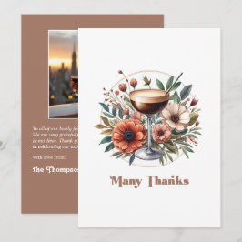 Mocha Mousse Espresso Martini Bröllopsgille Foto Tack Kort