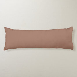 Mocha Mousse Färg Ljus Choklad Brun Design Kroppskudde